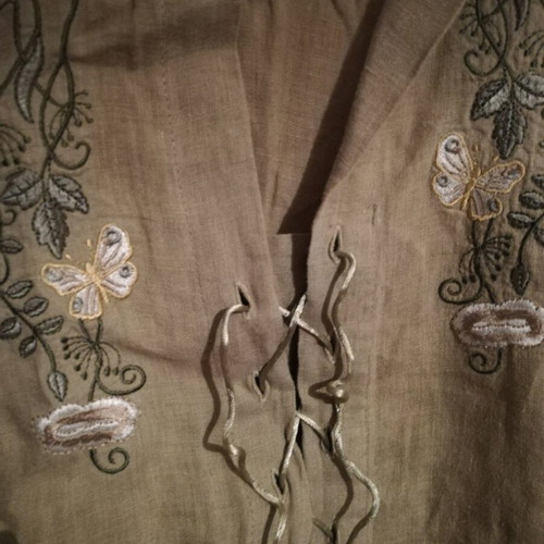 Women's linen shirts used, size XXXL, green
