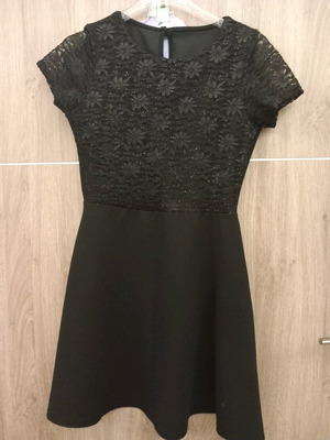 Dress black alpha line like new, size S