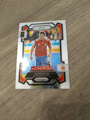 Κάρτα ποδοσφαίρου David Villa Monopoly FIFA καινούργιο