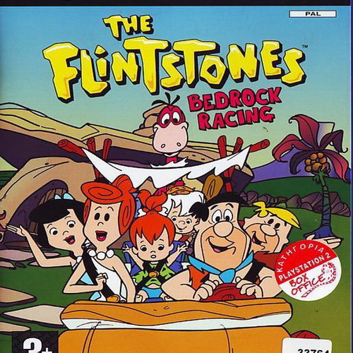 The Flintstones Bedrock Racing PS2 used without manual