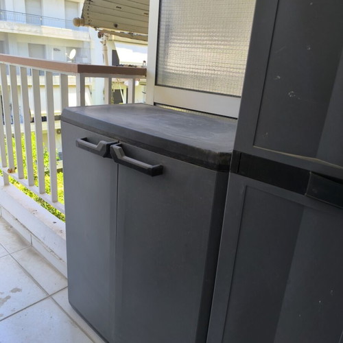 Plastic storage cabinet like new, outdoor, 83x66x38 cm