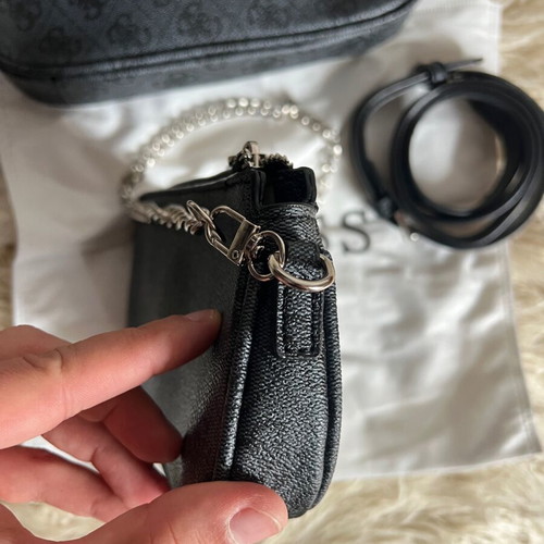 Guess set of 2 new black shoulder bags