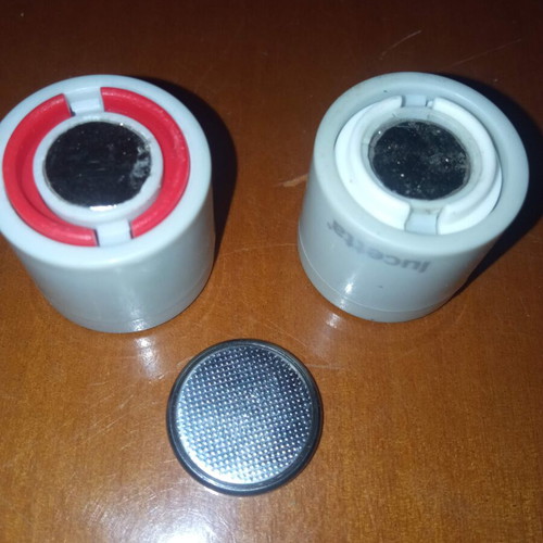 Palomar Lucetta magnetic bike lights set white and red with extra bases