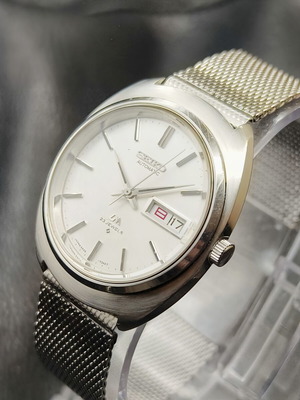 Seiko Lord-Matic 5606-7160 vintage ρολόι μεταχειρισμένο, ασημί