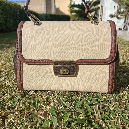 Moschino Handbag like new, beige and brown