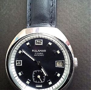 Vintage αντρικό κουρδιστό ρολόι καινούργιο αφόρετο 1970