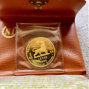 Χρυσό νομισμα Αιθιοπίας 20 BIRR 1966 HAILÉ SELASSIÉ