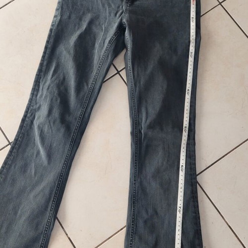 Zara women's flare jeans like new, black and grey