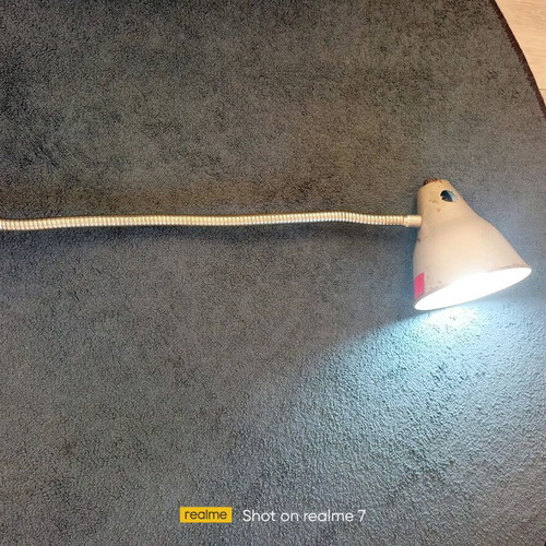 Industrial lamp for metal cutting machines used