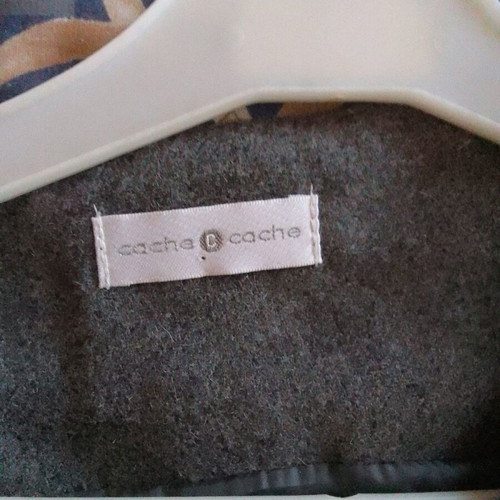 Cache cache wool gray mini dress No L like new