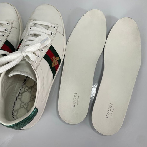 Gucci Ace leather sneakers used, size EU 40, white