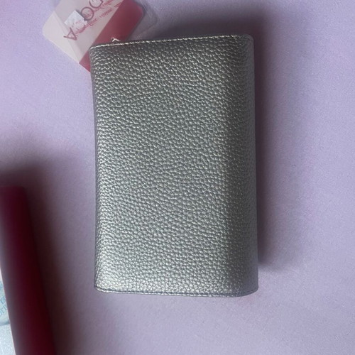 Doca wallet new, silver and gray