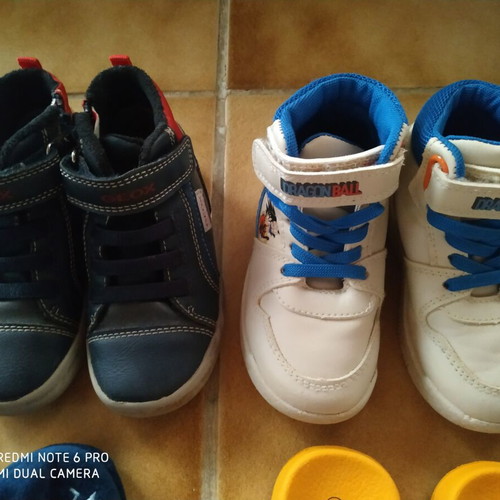 Boys' shoes used, pack of 11, size 25-26