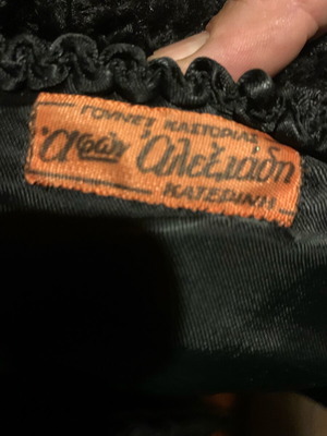 Vintage Kastoria fur coat black made to order