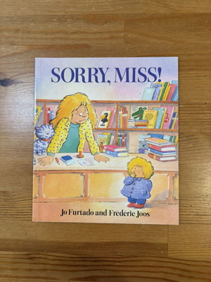 Sorry, Miss! English children's book like new