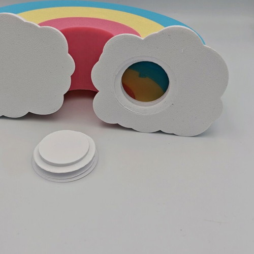 Rainbow piggy bank new, 3d printed from esun pla pastel
