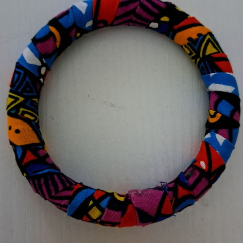 Handmade African bracelets new, colorful fabric