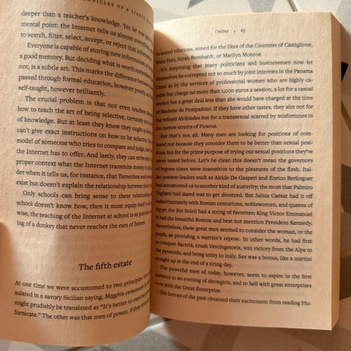 Umberto Eco Chronicles of a Liquid Society book new, English