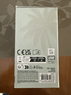 Mini fan with USB cable new