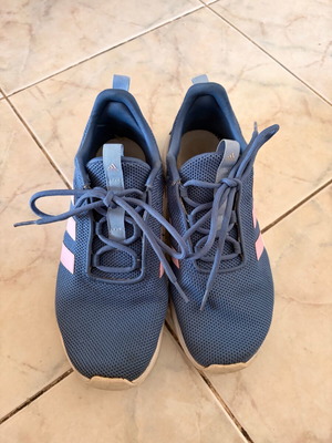 Adidas αθλητικά cloudfoam 37,5 σαν καινούργια, μπλε και ροζ