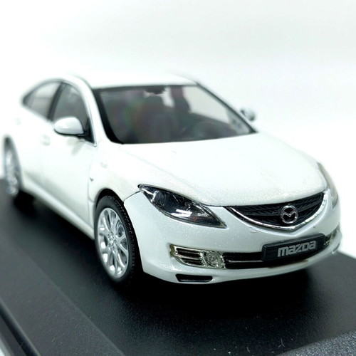 Mazda 6 Atenza Sedan white dealer edition 1:43 Norev miniature car new