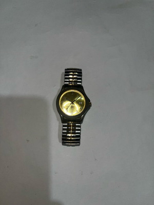 Watch with gold dial refurbished