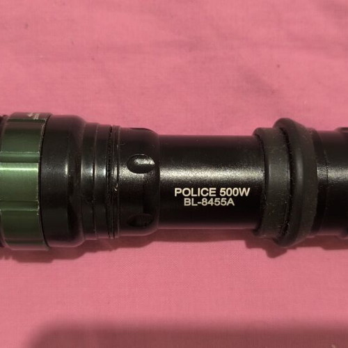 Bailong BL-8455A Police 500W Tactical LED Flashlight like new