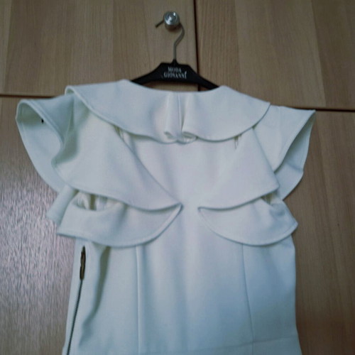 Manolo dress white-cream like new, suitable for christenings and weddings