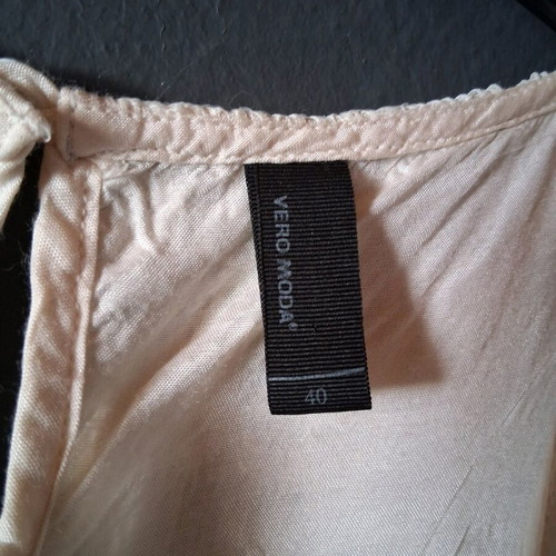 Vero Moda mini women's dress with lace like new, beige