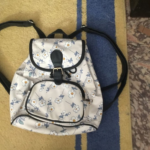 White backpack bag new