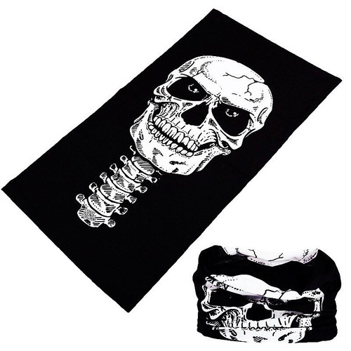 Bandana Face Mask #3 New Polyester Skull Print