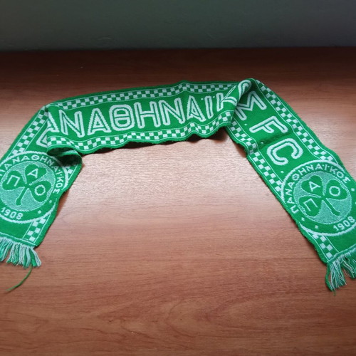 Panathinaikos scarf 1990s used, rare collectible