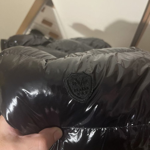 19V69 Italia by Versace black glossy puffer jacket like new, XL