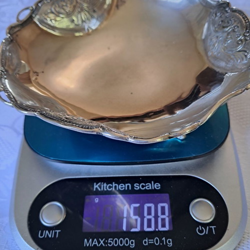 Silver vessel 925 like new with fine craftsmanship