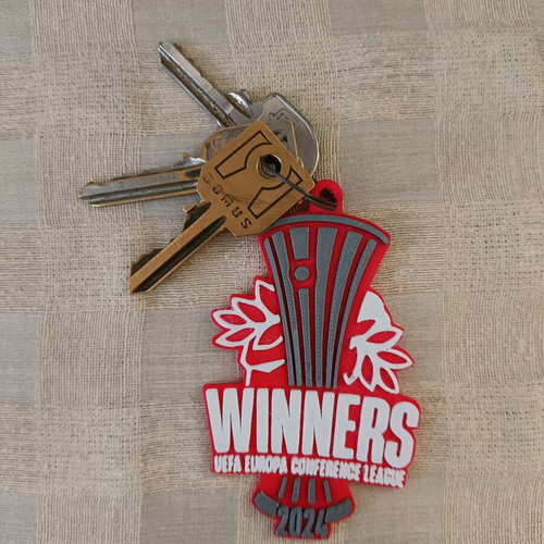 Collectible Conference League Olympiacos keychain new