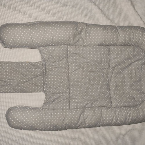 Baby nest gray with mouse pattern used