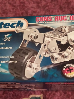 Eitech Mini Metal Motorcycle Construction Toy new, 59 pieces