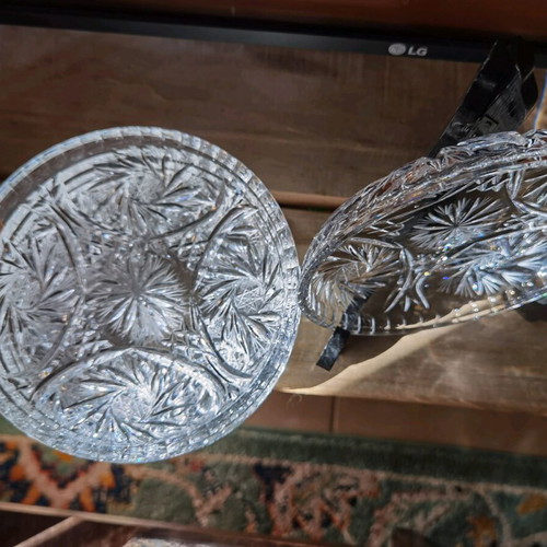 Crystal dessert plates new