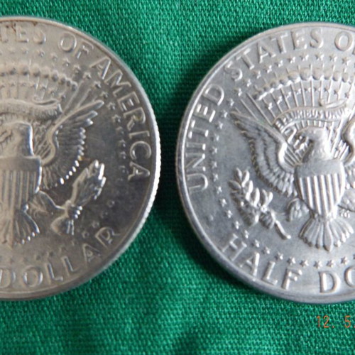 Half dollar 1971 used in very good condition