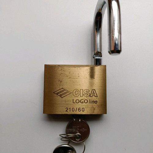 CISA Logo Line 210/60 brass padlock like new
