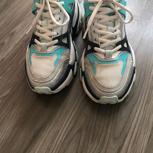 Michael Kors Nick trainers like new, size 37, white and blue