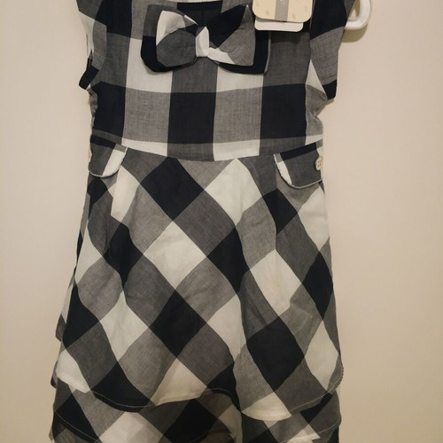 Mayoral black and white dress new for 3 years old, 98 cm