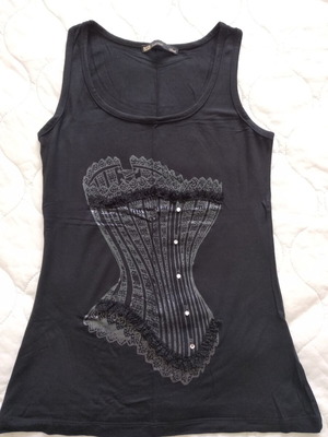 BSB Black Sleeveless Top like new, size S