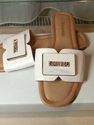 Passarella women's white sandals like new, size 36