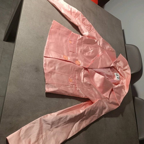Satin pink jacket like new, size S