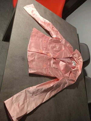 Satin pink jacket like new, size S
