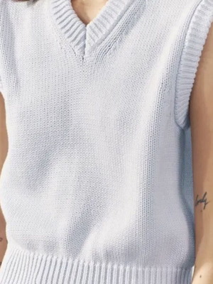 Γιλέκο μπλε Zara καινούργιο, μέγεθος S