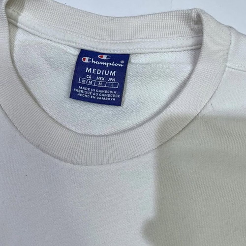 Champion men's sweatshirt white like new, size M