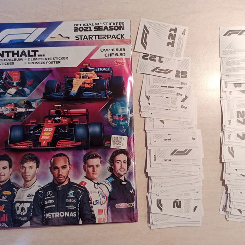 Άλμπουμ Topps F1 2021 πλήρες σετ καινούργιο