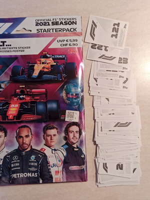 Άλμπουμ Topps F1 2021 πλήρες σετ καινούργιο